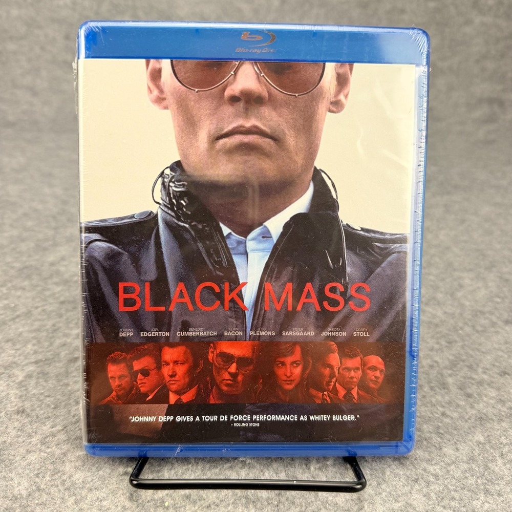 Black Mass Blu-ray 2015 Johnny Depp New Sealed Warner Bros Crime Drama